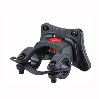 Крепеж на руль Stels JY-257AC для велокорзины быстросъёмный, пластиковый чёрный