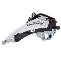 Перек-ль передний Shimano, FD-TY500-TS6, TOURNEY, нижн. хомут, DUAL-PULL, FOR REAR 6/7-SPEED, BAND TYPE