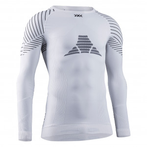 Футболка мужская X-Bionic Invent 4.0 Shirt Round Neck LG SL White/Black 