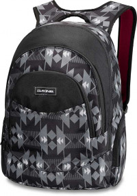 Женский рюкзак Dakine Prom 25L Fireside II (черно-белый орнамент)