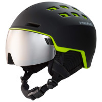 Шлем с визором HEAD RADAR black/lime (2021)