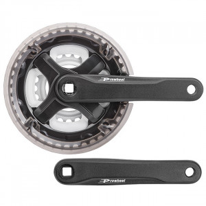 Шатуны Prowheel TA-CQ01 24/34/42T 175 мм "под квадрат" сталь/алюминий (Nav. 630 18/20") 