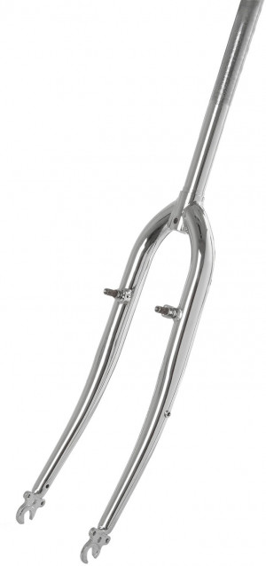 Вилка жесткая 28"х1" сталь, серебристый (5-392850) 