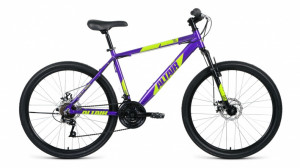 Велосипед Altair AL 26 D 21-ск фиолетовый/зеленый (новый, 17 рама, демо-образец) 