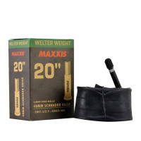 Велокамера Maxxis Welter Weight 20X1.5/2.5 40/63-406 LSV48 Авто ниппель 0.8mm