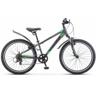 Велосипед Stels Navigator 400 V 24 F020 серый/зелёный рама: 12" (2023)