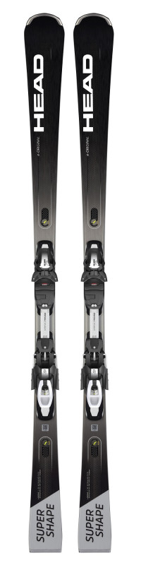 Горные лыжи Head Supershape e-Original SF-PR + крепление PRD 12 GW BR 85 [F] black/silver (2023)