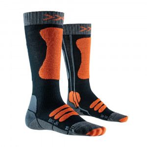 Носки X-Socks Ski JR 4.0 antracite melange/x-orange G047 