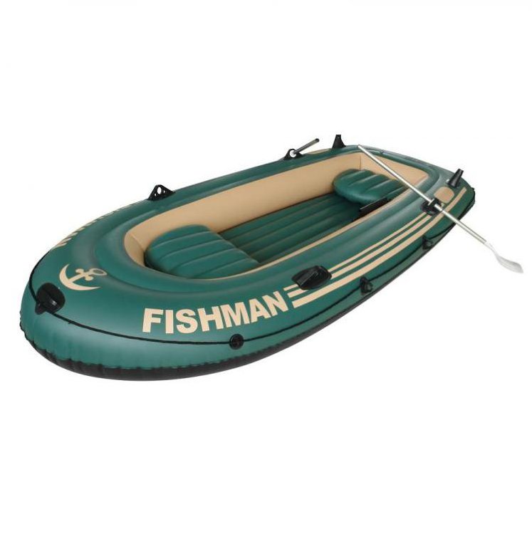 Надувная лодка Fishman 350 Set темно-зеленый