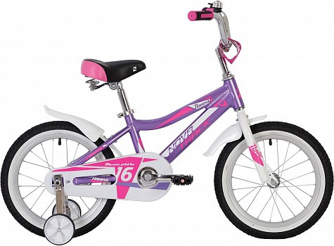 Велосипед Novatrack Lumen 14", алюм.,лиловый (2019) купить со скидкой в ...