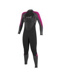 Гидрокостюм женский длинный O'Neill WMS EPIC 3/2 BACK ZIP FULL BLACK/GRAPHITE/BERRY (2019)