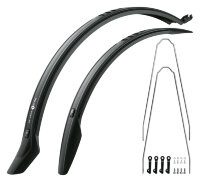 Крылья SKS Velo 47 Trekking, 28", ширина: 47 мм., чёрные, со стойками в комплекте