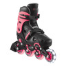 Коньки роликовые Globber Go Skates Lights розовый/черный - Коньки роликовые Globber Go Skates Lights розовый/черный