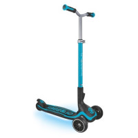 Трехколесный самокат Globber Ultimum Lights аквамарин