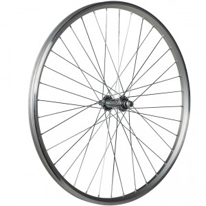 Колесо переднее VelRosso 26" в сборе двойной алюм. обод втулка под гайку VRS-257 