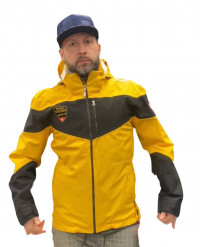 Куртка горнолыжная Vist Olimpia S15U002 Ins.Ski Jacket Unisex yellow-black-yellow BH99BH