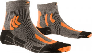 Носки X-Socks Retina Low Cut 4.0 Men Grey Melange/X-Orange/Black (2021) 