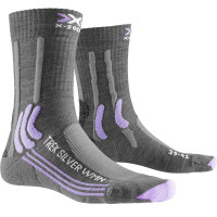 Носки X-Socks Trek Silver Grey Melange/Bright Lavender