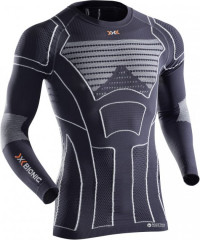 Термофутболка X-Bionic Moto Energizer Summerlight Man Long Sleeves Round Neck charcoal/pearl grey