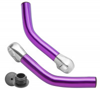 Рога на руль BLF-C1 алюминиевые пурпурные