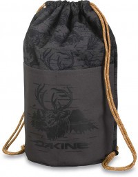 Рюкзак-мешок Dakine Cinch Pack 17L Watts (темно-серый с хищниками)