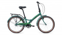 Велосипед Forward ENIGMA 24 3.0 зеленый матовый/желтый рама 14" (2022)