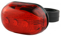 Фонарь задний Stels JY-603T 5 светодиодов 3 режима красно-чёрный