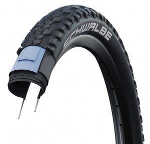Велопокрышка Schwalbe 27.5x2.35 (60-584) 05-11159431 JOHNNY WATTS Perf DD GreenGuard B/B-SK+RT HS604 ADDIX 67EPI (1.6-3.5 Bar) 