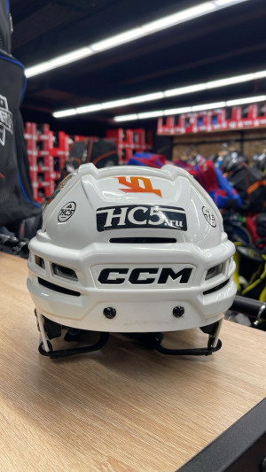 Шлем CCM Tacks 910 SR white (размер М, очень хорошее состояние) 