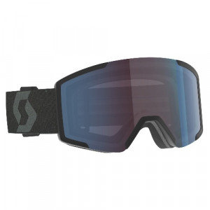 Маска Scott Shield Goggle + Extra Lens mineral black/enhancer blue chrome 