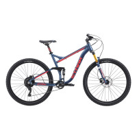 Велосипед Stark Tactic FS LT 29.5 HD темно-синий матовый/красный рама: 18" (2024)