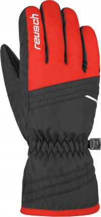 Перчатки горнолыжные Reusch Alan Junior fire red/black