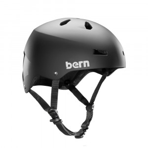 Шлем для водных видов спорта мужской Bern Macon H2O Matte Blk (2019) 