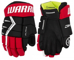 Перчатки Warrior Alpha DX5 SR черные/красные 