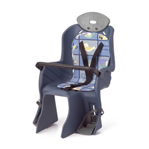 Сиденье M-Wave 6-639882 детское на багажник с поручнем и с подголов, до 22кг 310*670*310мм (8) синее 