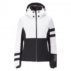 Горнолыжная куртка One More 201 Woman Eco-Down Ski Jacket IT black/white/black 0D201B0-99AB 