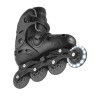 Коньки роликовые Globber Go Skates Lights серый/черный - Коньки роликовые Globber Go Skates Lights серый/черный