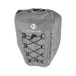Сумка M-WAVE 5-122881 на багаж. боков. 330х145х61мм 25л.100% водонепрониц. сварные швы, дизайн DENIM серая 
