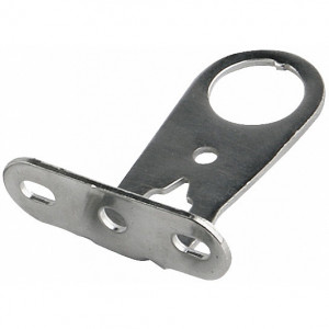 Крепеж для велокорзины Stels F17 для штока передней вилки 25.4 мм стальной серебристый 270011 