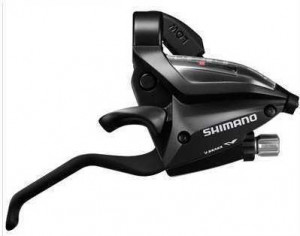 Шифтер Shimano Tourney EF500, прав, 8ск, тр., цв. черный 