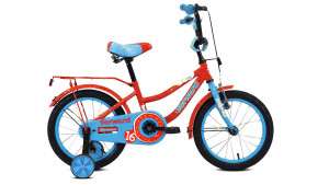 Велосипед Forward FUNKY 16 красный/голубой (2021) 