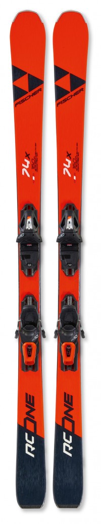 Горные лыжи Fischer RC ONE 74 X + крепления RS10 GW Powerrail Brake 78 [G] (2020)