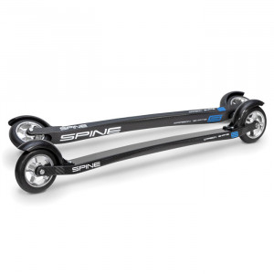 Лыжероллеры коньковые Spine Carbon Skate (615/70А_9/100х24) черные 