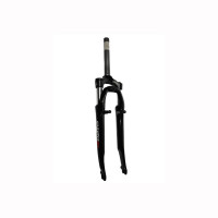 Вилка 27.5" 1-1"/8" ZOOM CH-386A-D60-Disc аморт. безрезьб. диск.торм., сталь черная/зел, шток 229мм