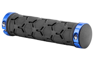 Грипсы Stels XH-G181BL 130 мм черные/синие 