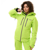 Куртка горнолыжная утепленная Dragonfly Gravity Woman lime