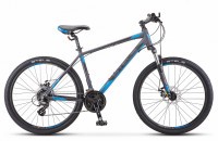 Велосипед Stels Navigator-630 MD 26" V020 anthracite/blue (2019)