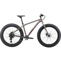 Велосипед Stark Fat 4 26" титановый/темно-красный рама: M (2027) Велосипед Stark Fat 4 26" титановый/темно-красный рама: M (2027)