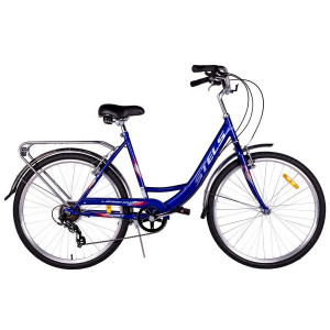 Велосипед Stels Legenda-290 V 26&quot; Z010 (м) синий рама: 19&quot; (2025) 