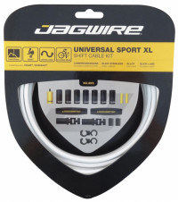 Тросы JAGWIRE Universal Sport Shift XL с оболочками для переключателей длинные комплект, белый